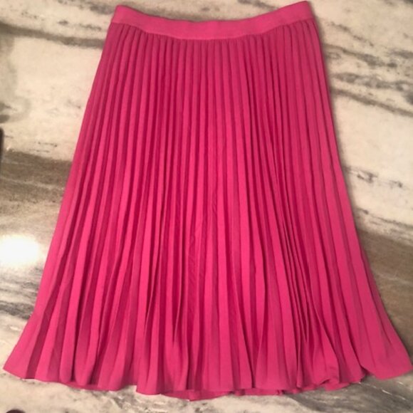 Grace Karin Dresses & Skirts - NWT Grace Karin Women Pink Pleated Chiffon Elastic Waist Skirt Lined Size 2XL